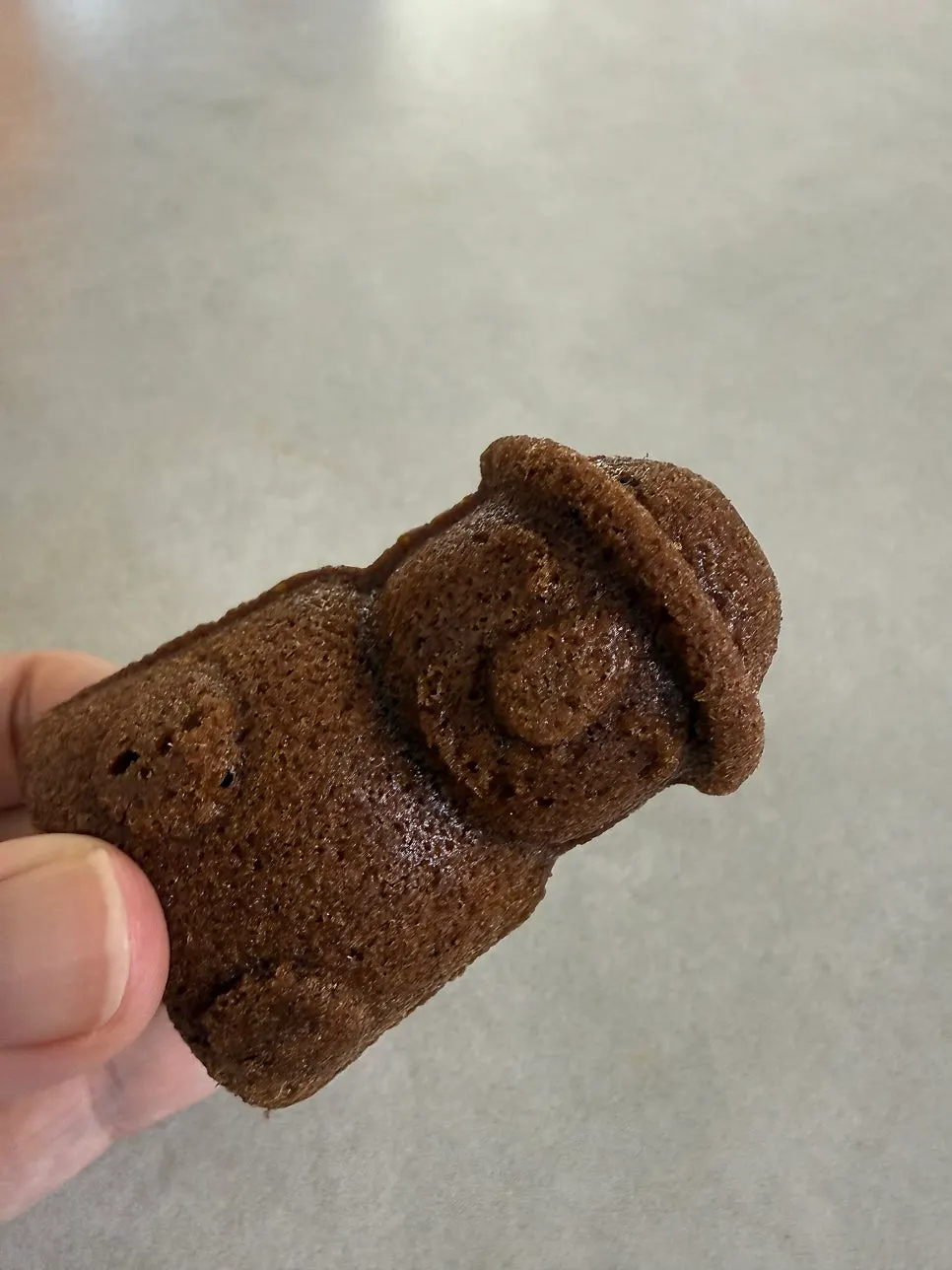 Cross-section of a bitten Harubangne