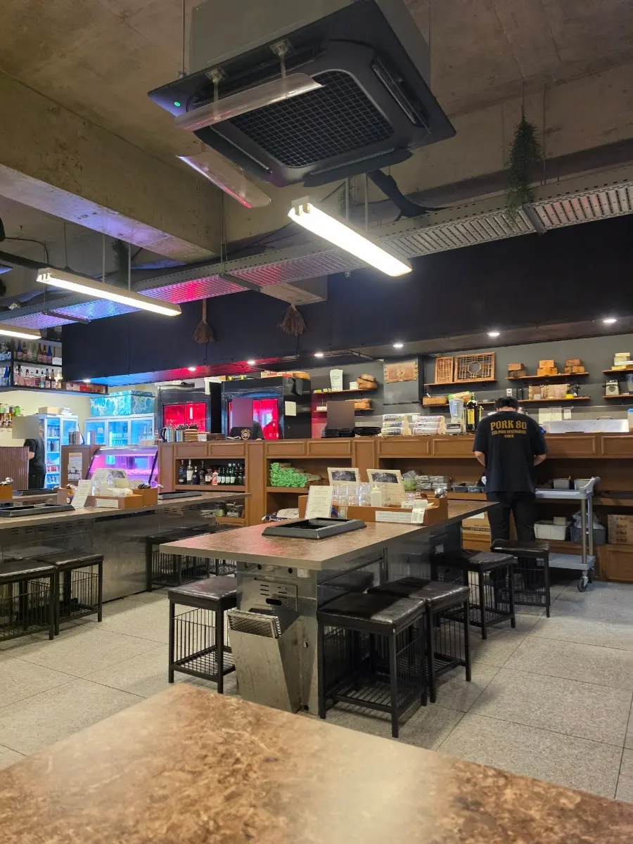 Nanchukmatdon segar di dalam restoran