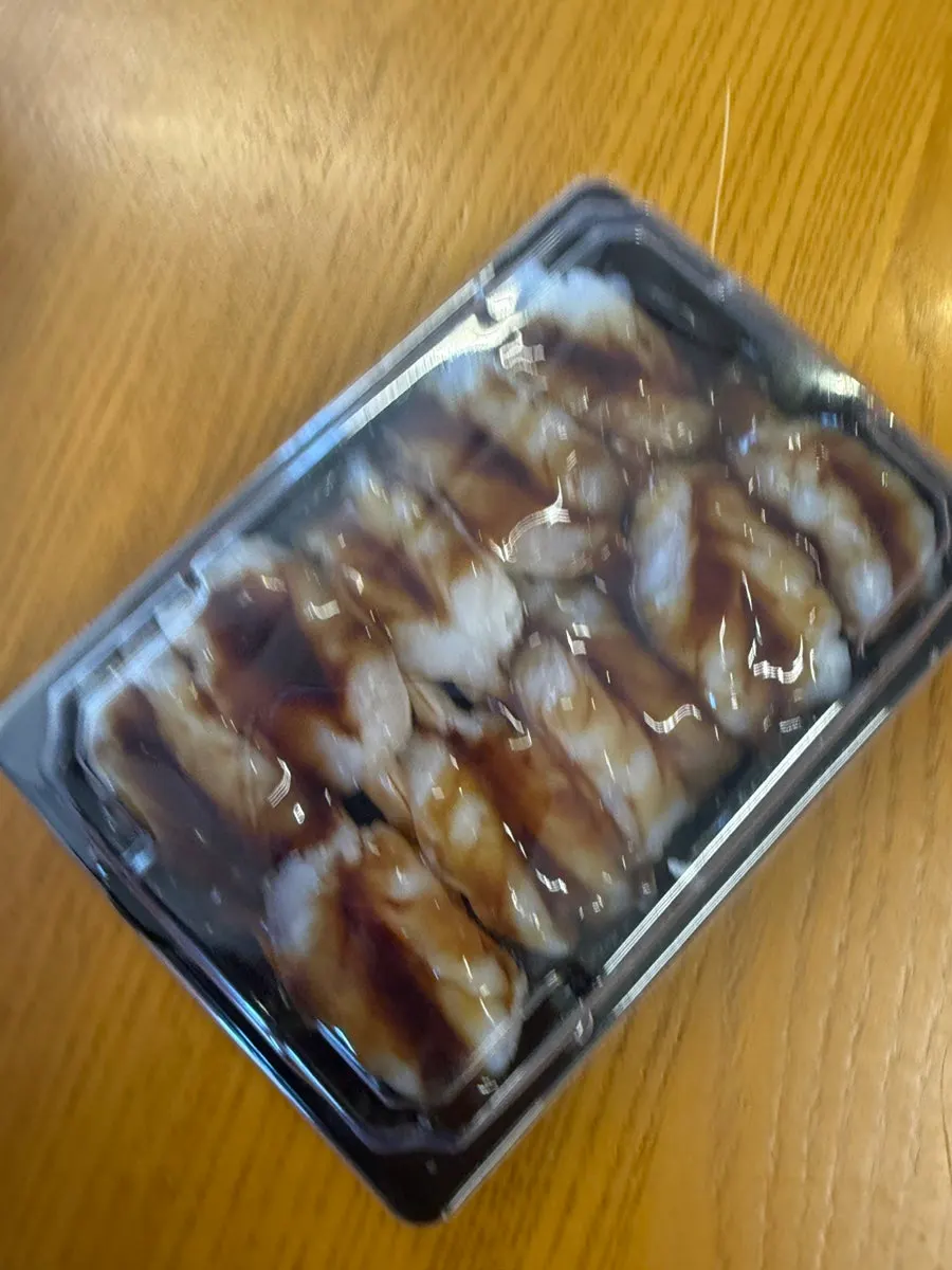Packed sushi to take to Samyang Beach