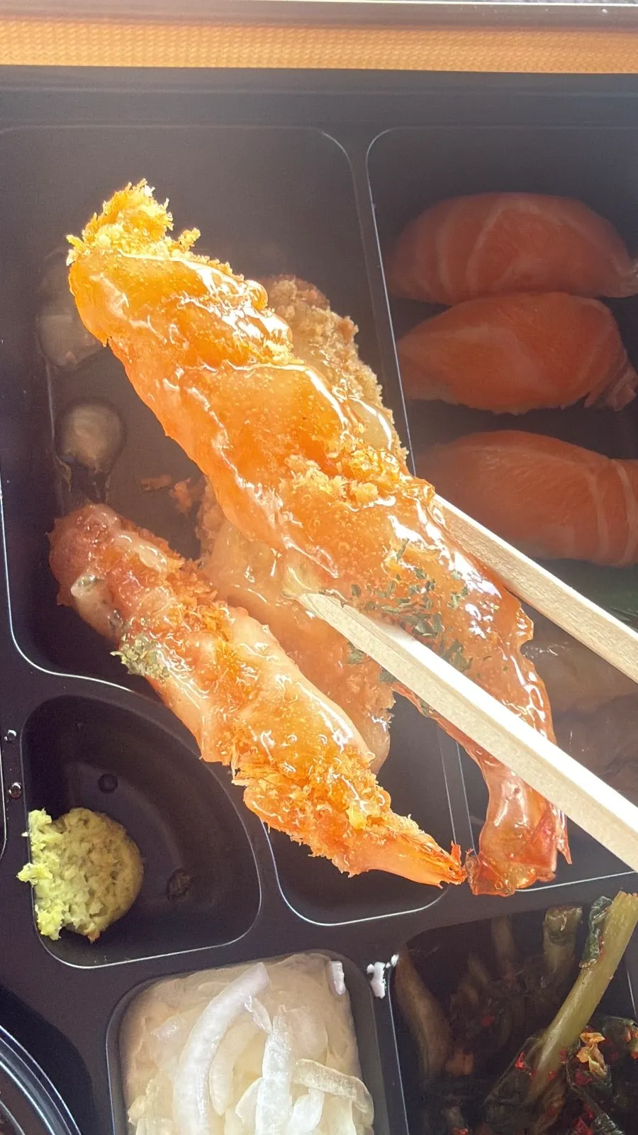 A Jeju takeaway meal with a child