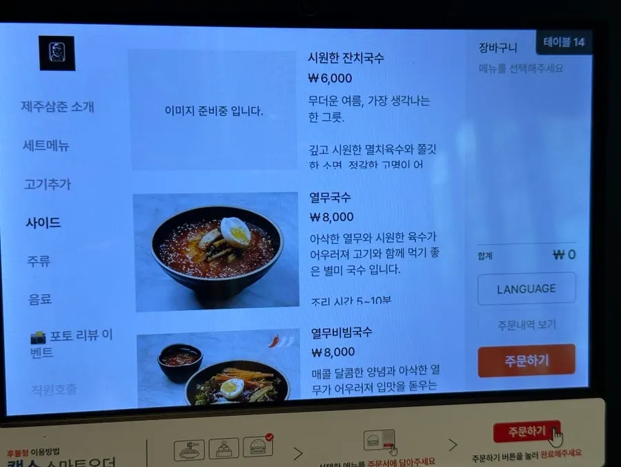 Price list for the Jocha, Samchun, and Harubang sets