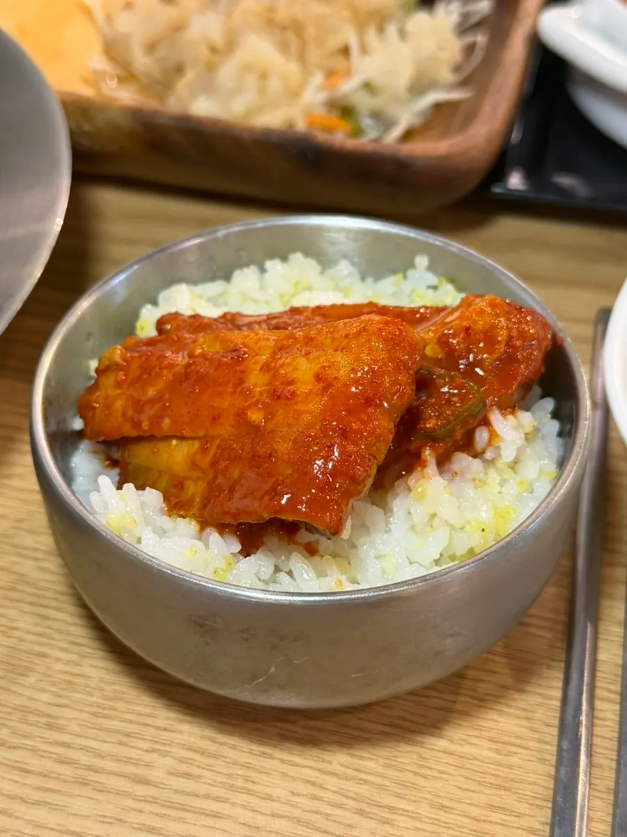 Boneless cutlassfish stew mixed with thoroughly braised radish