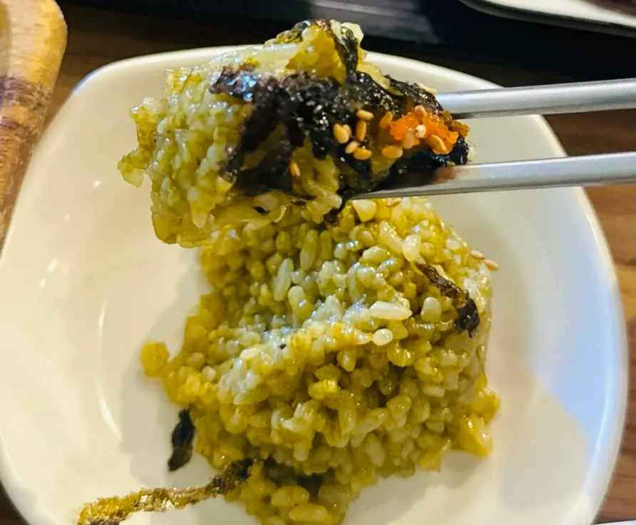 게우밥과 갈치조림 양념 한 숟갈