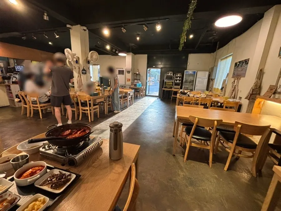산방산 근처 갈치조림 식당 입구