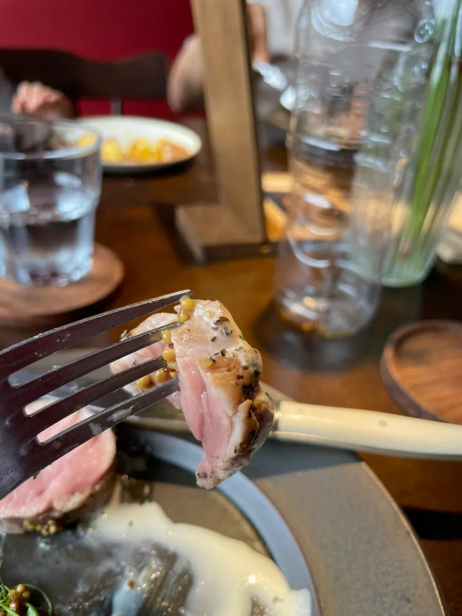 Main dish, Jeju black pork tenderloin steak