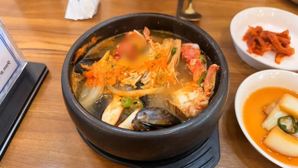 Seafood stew loaded with seafood