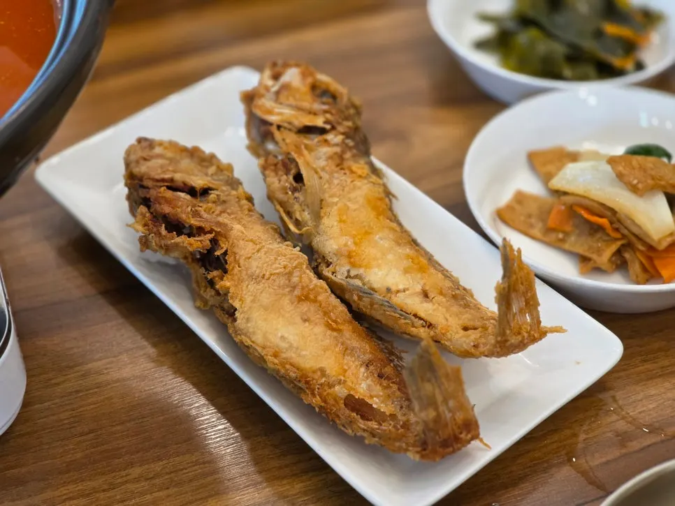 Crispy grilled tilefish