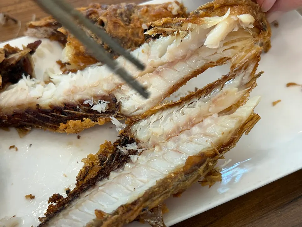 Grilled tilefish included in the set