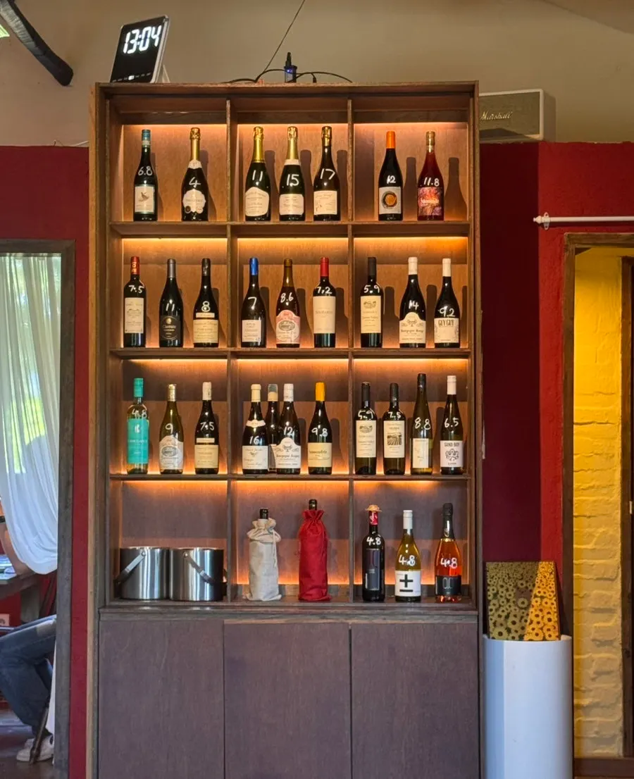 A section of the dining hall at Nansan-ri Restaurant