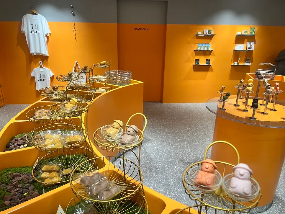 Wide view of the Today Jeju store interior