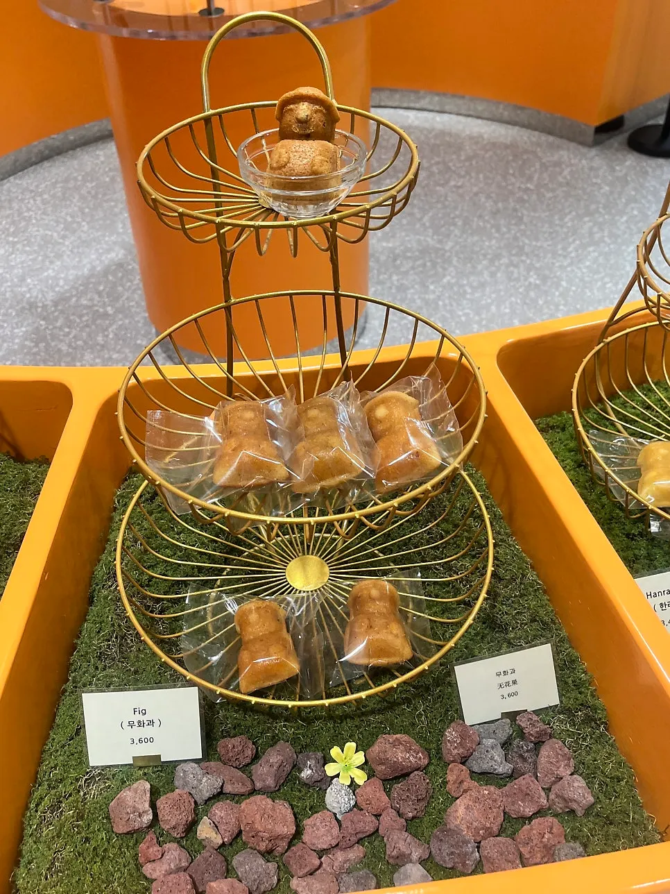 Fig-flavored dol hareubang madeleine
