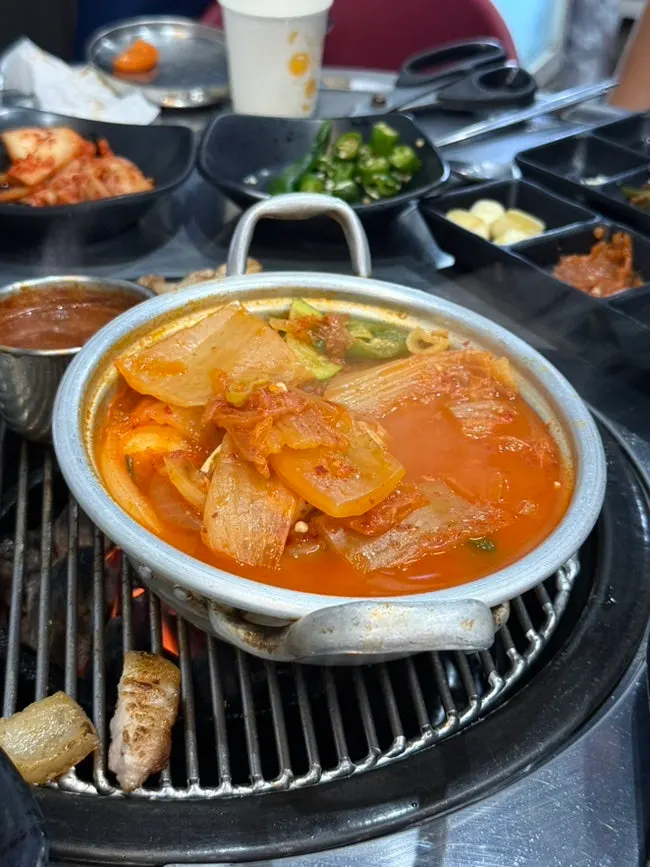 제주 흑돼지 식사 방문 사진