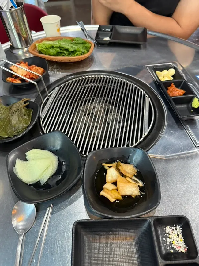 흑돼지 주문 메뉴 구성