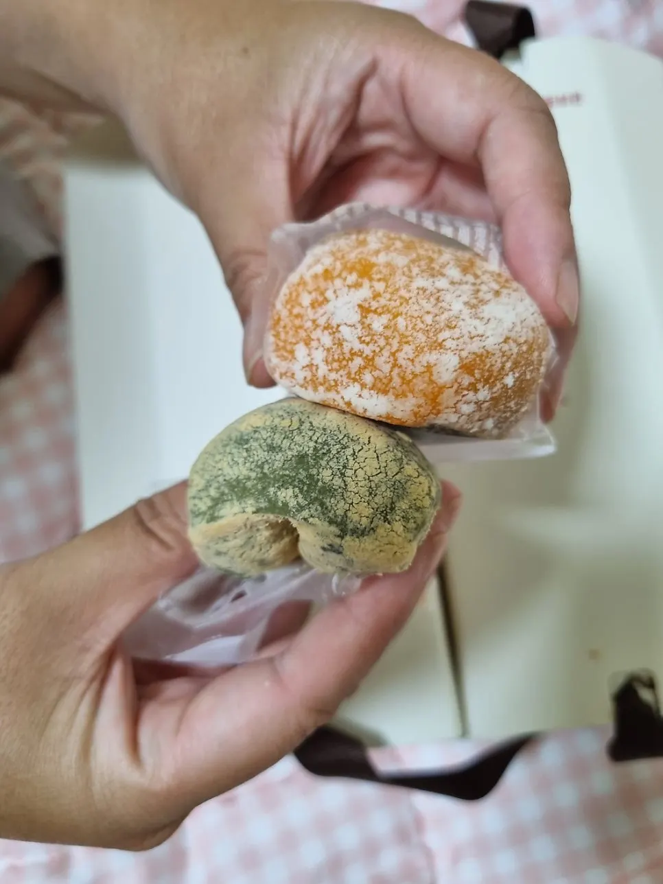 Omegi-tteok stored correctly