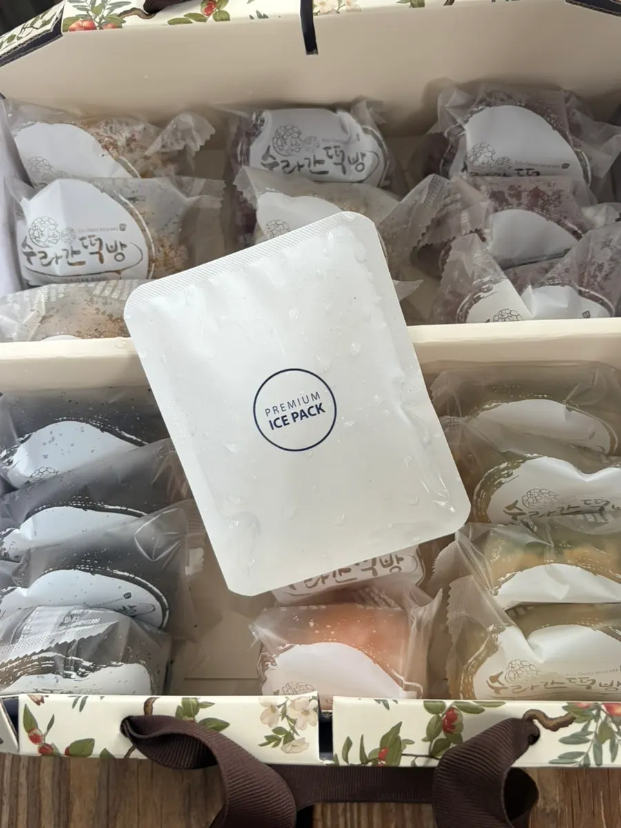 Individually wrapped omegi-tteok