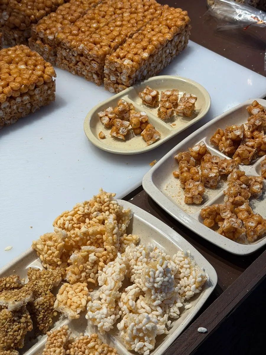 Snacks available for delivery order at Cheongchuni Oranda
