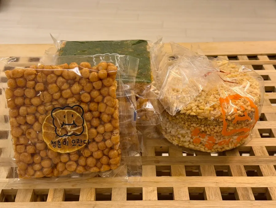 Thick gwajul snack pieces