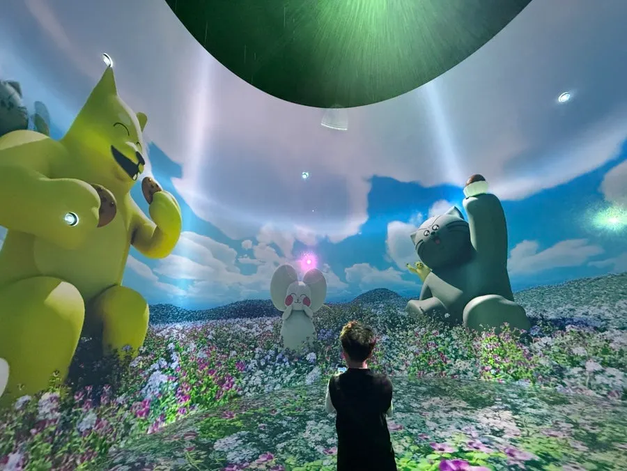 Full view of the indoor exhibit at Theme Park Toon
