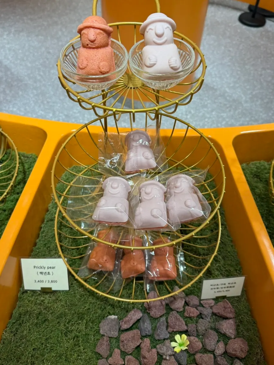 Individually sold Harubangne madeleines on display