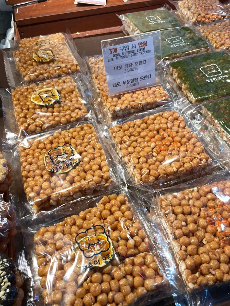 Display of Cheongchuni Oranda varieties
