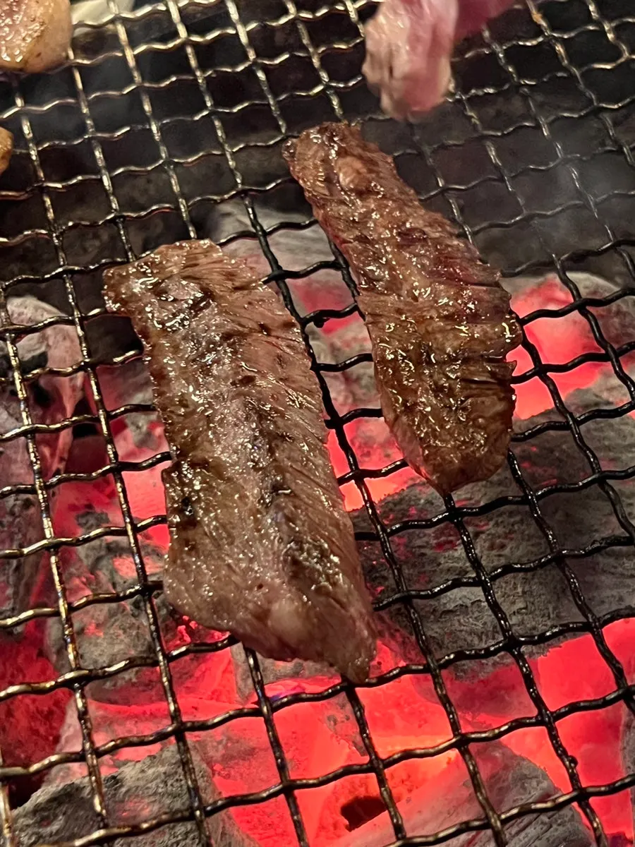 Plate of limited-edition hanwoo special cuts
