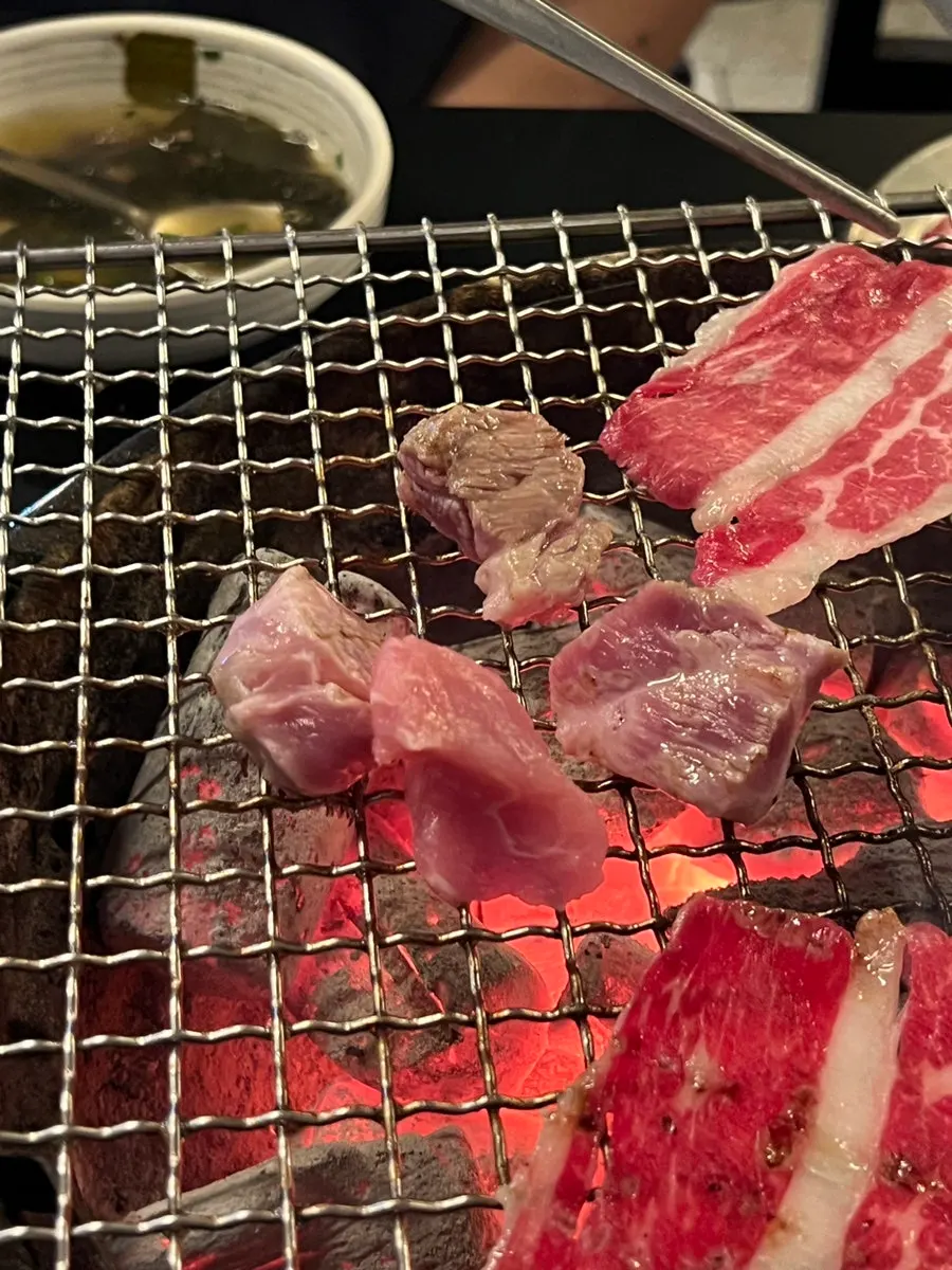 A grilled piece of hanwoo special cut