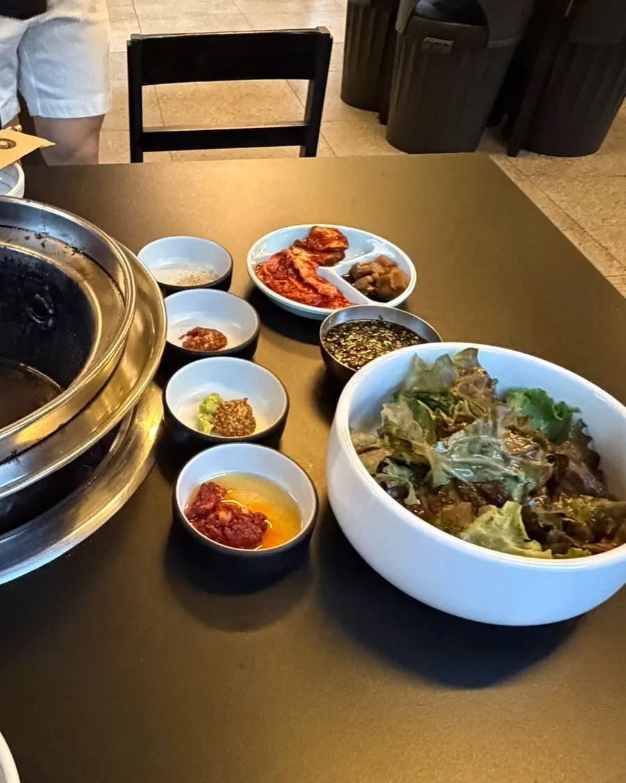Table pre-set after a Naver Reservation booking