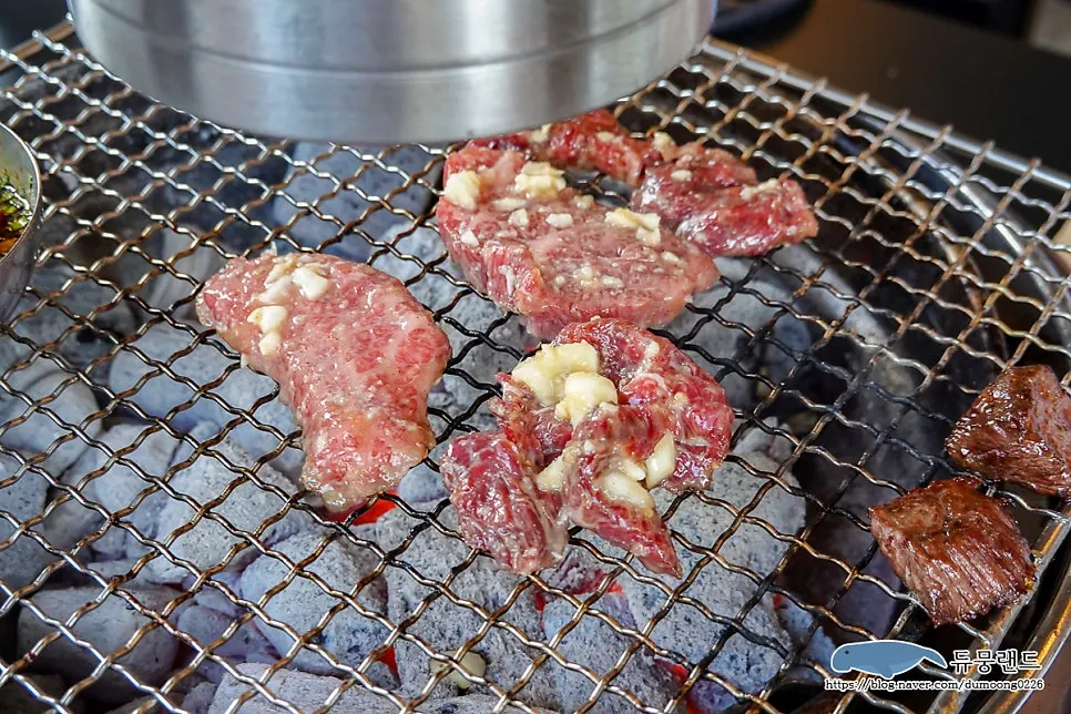 80% 정도 익힌 한우 특수부위