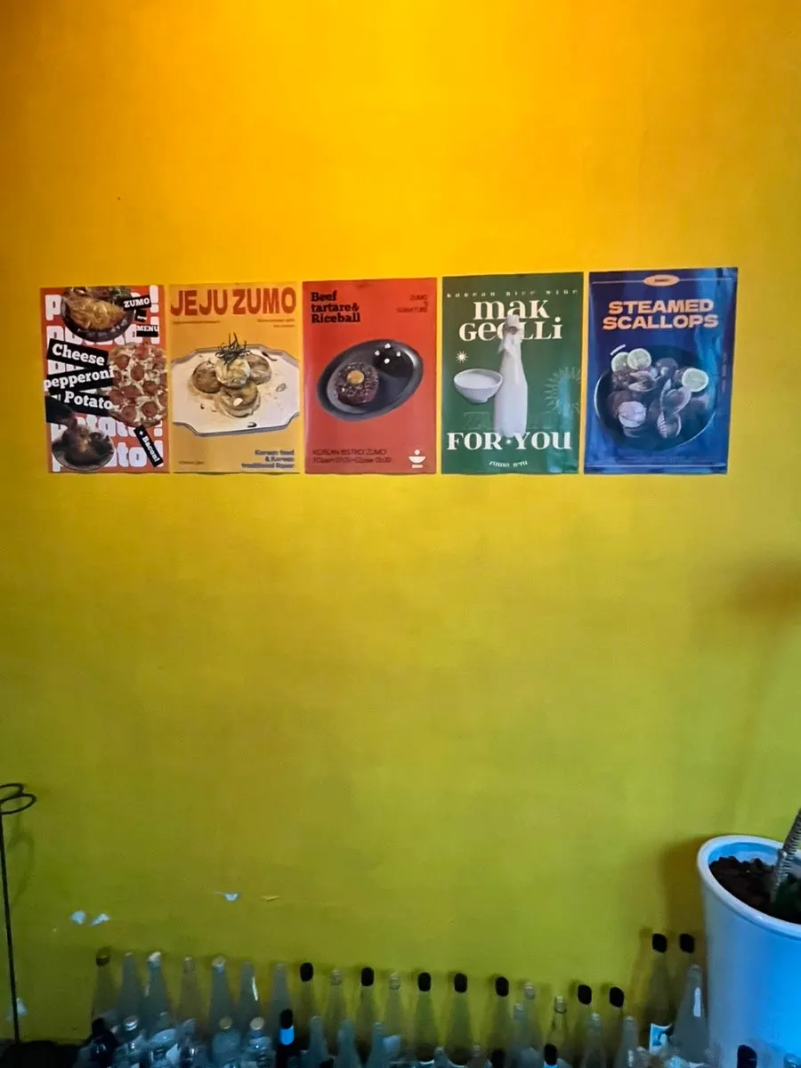 A corner of the bar with various liquors on display