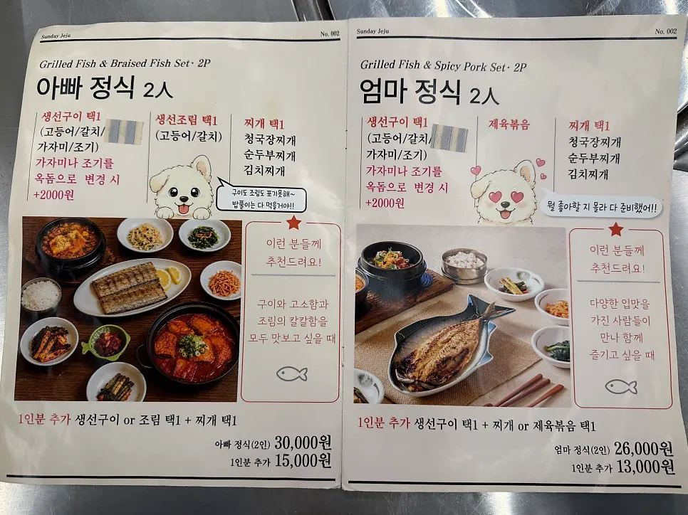 Menu dengan nama yang unik