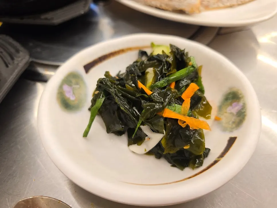 Side dishes served with the meal