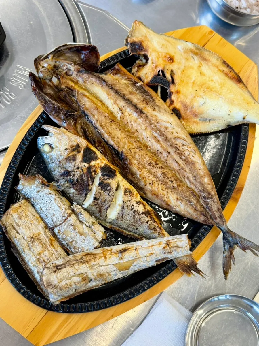 가자미구이 클로즈업