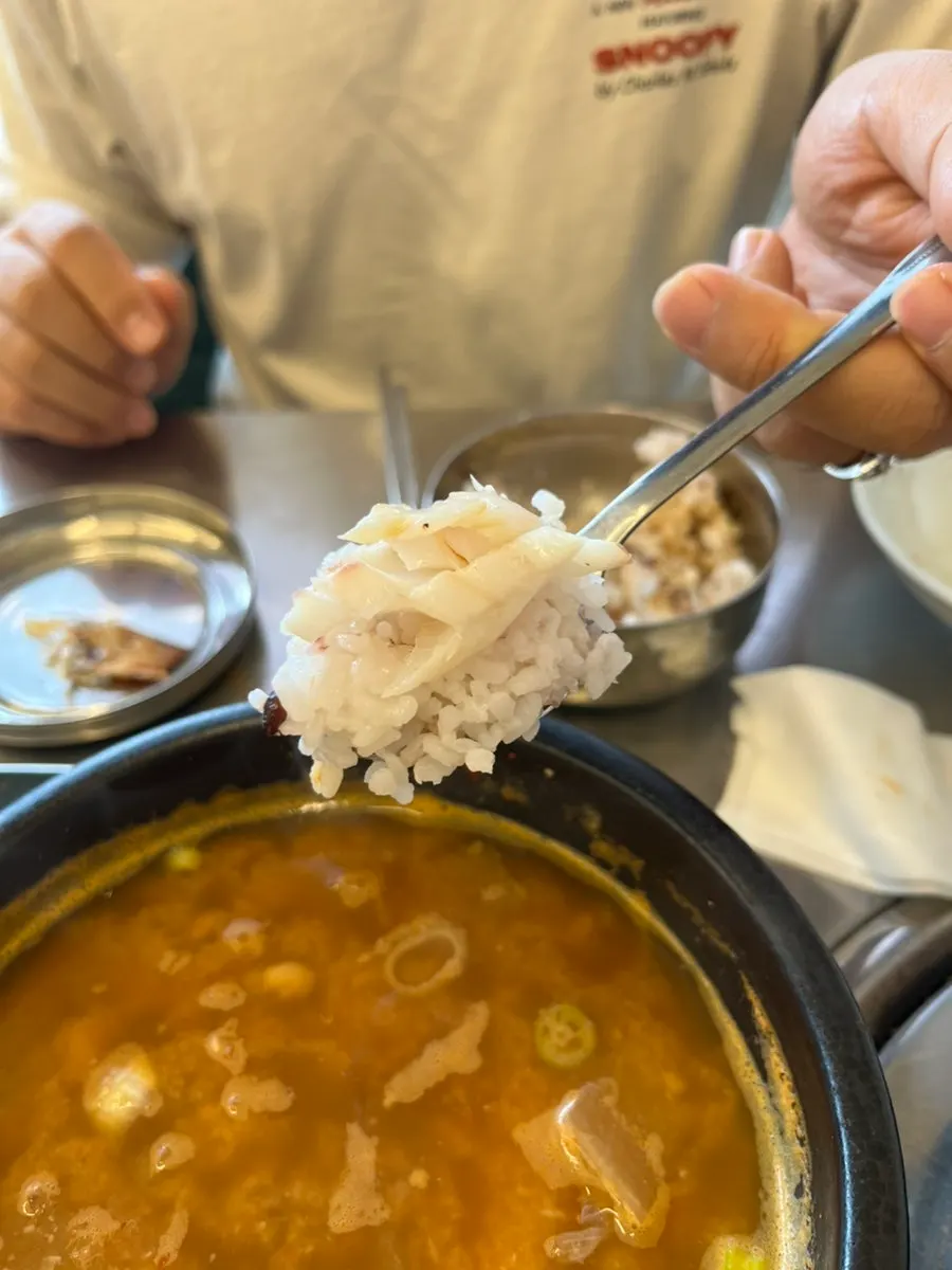 살을 발라낸 옥돔구이 속살