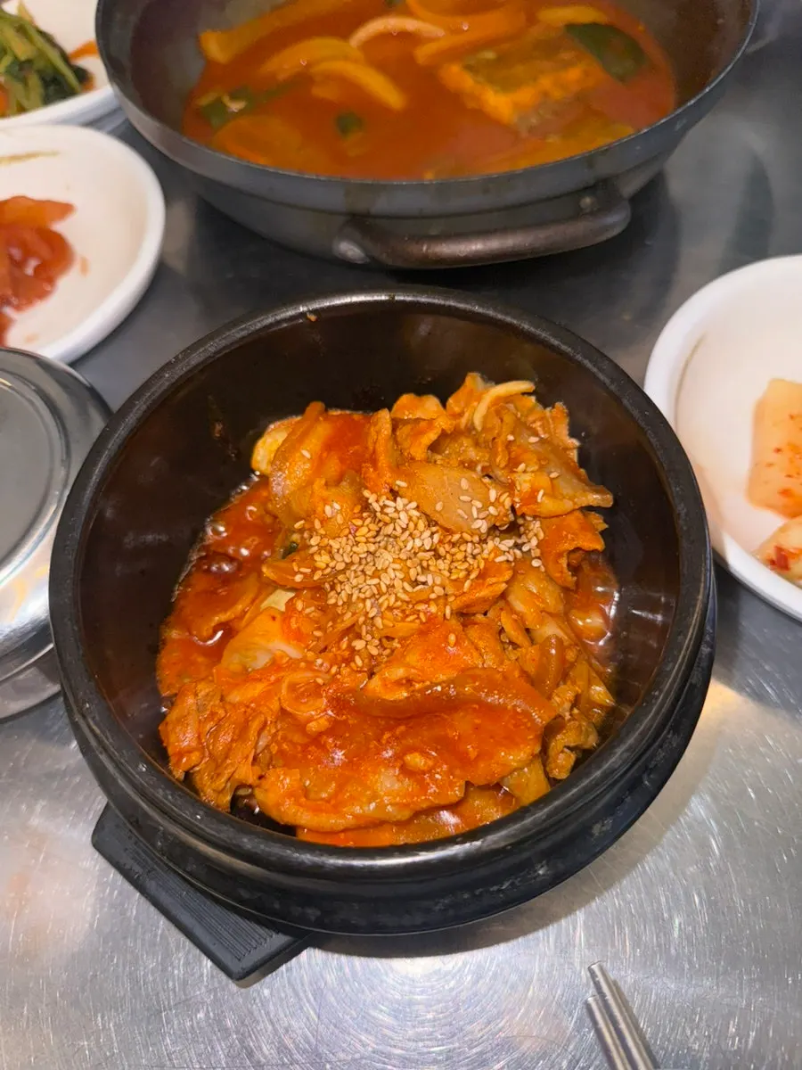 Soft tofu stew full of ingredients