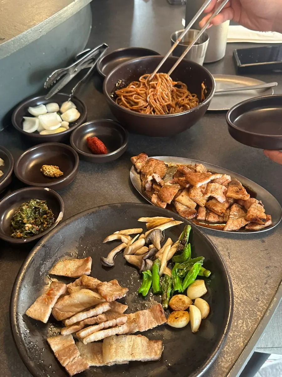 적토발효구이 용산점 식사 마무리 상차림