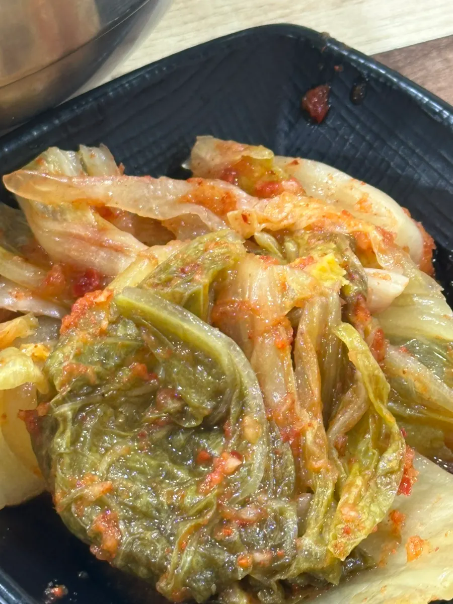 House-made aged kimchi side dish