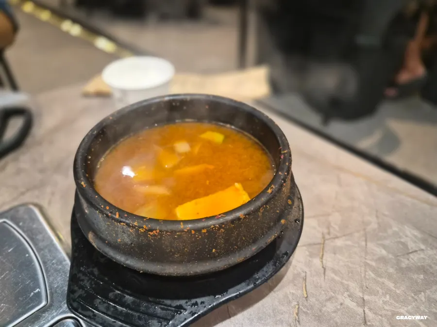 꽃게가 들어간 된장찌개