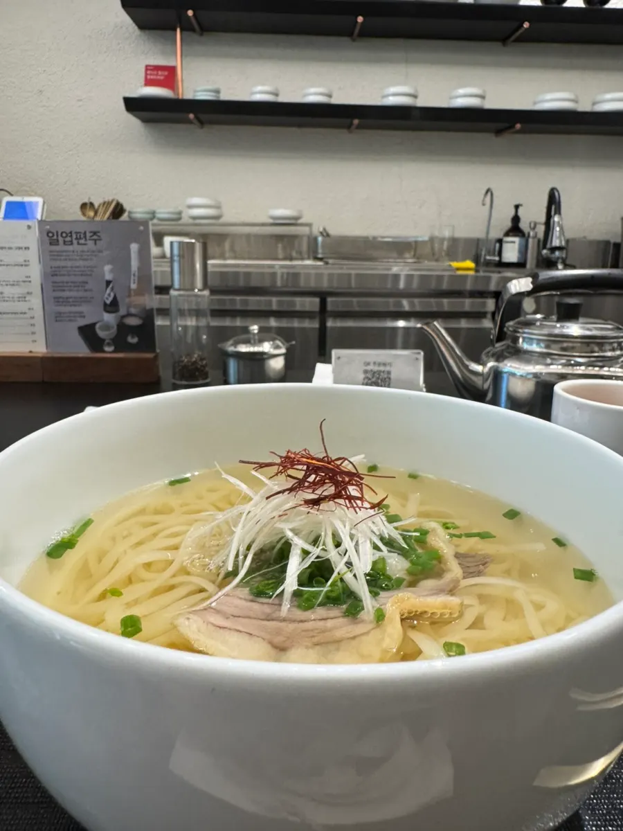 First photo from a visit to Tanbaek, a kalguksu restaurant on Jeongdong-gil