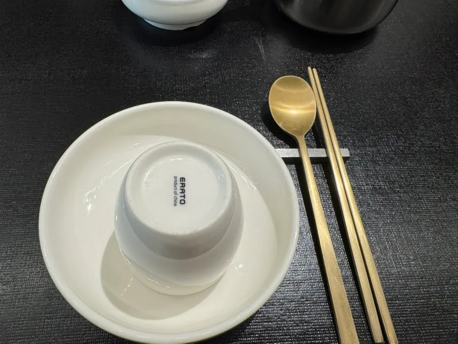 Neatly arranged seating in Tanbaek's dining hall
