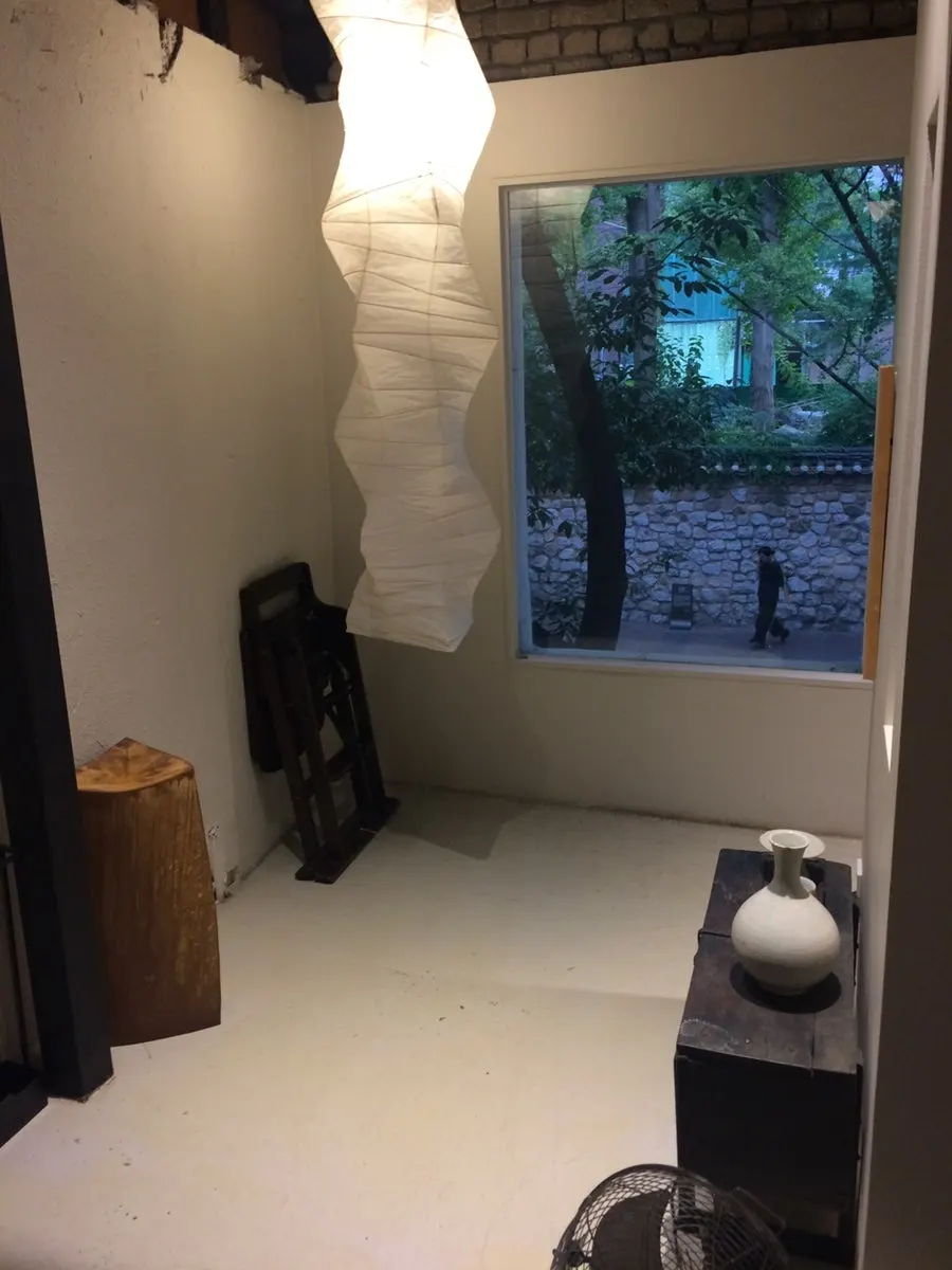 Tanbaek's second floor with a modern hanok-inspired feel