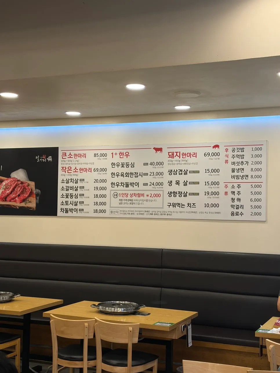 Restaurant interior full of customers even on an early weekday