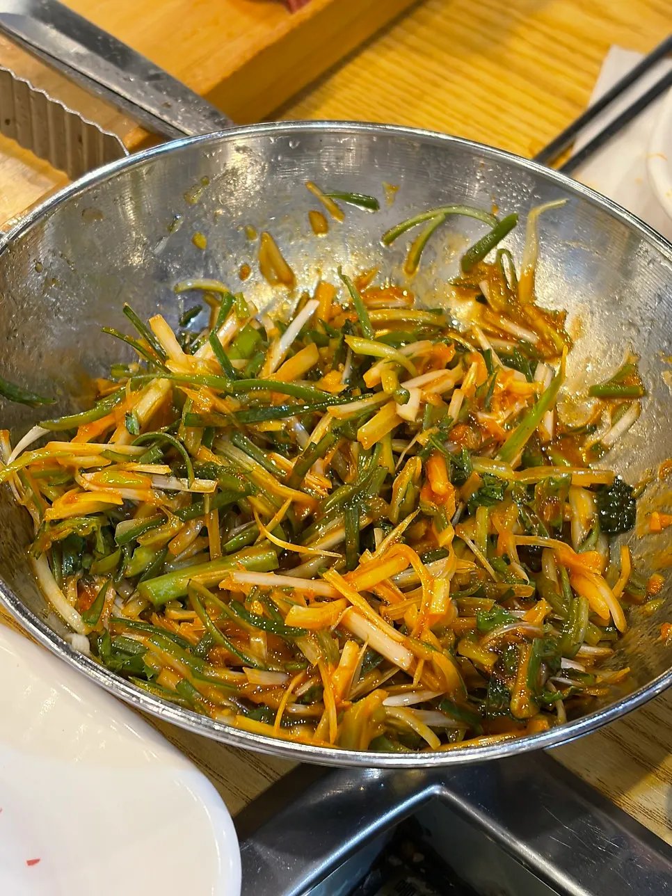 Basic side dishes set on the table
