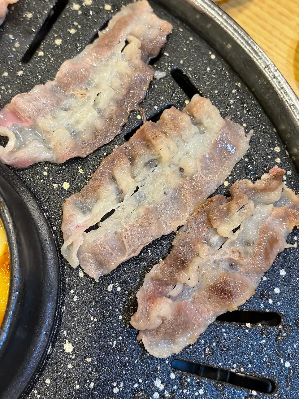 Beef grilled just right and eaten immediately