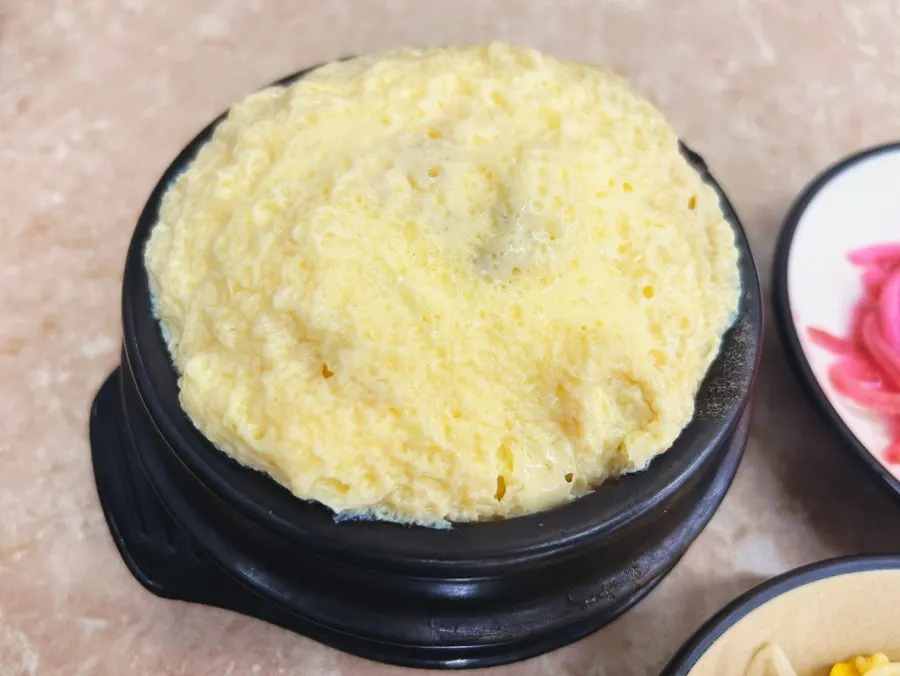 서비스로 나온 계란찜