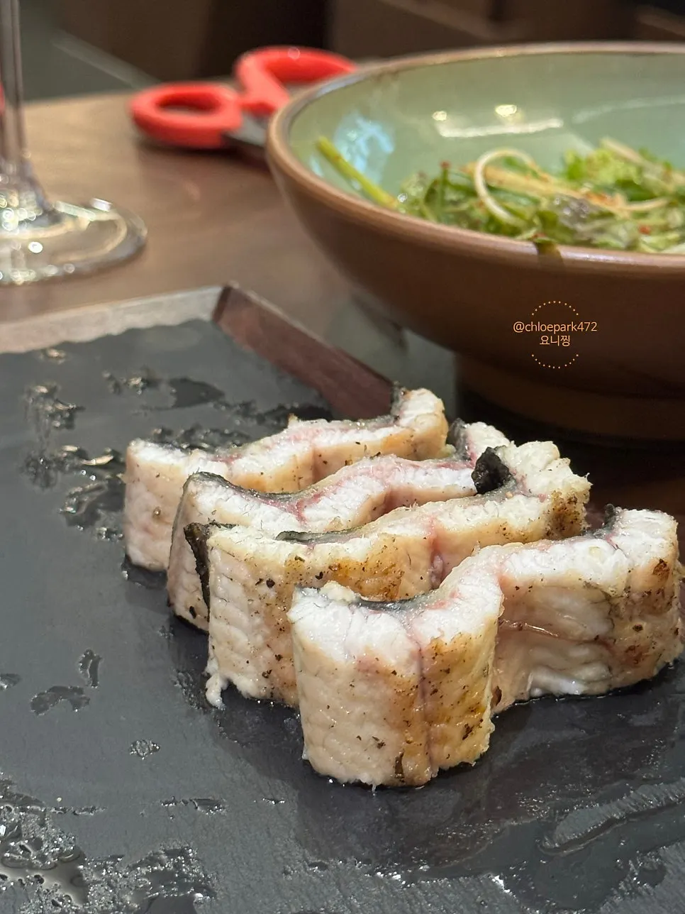 Pre-grilled eel cut into easy bite-size pieces