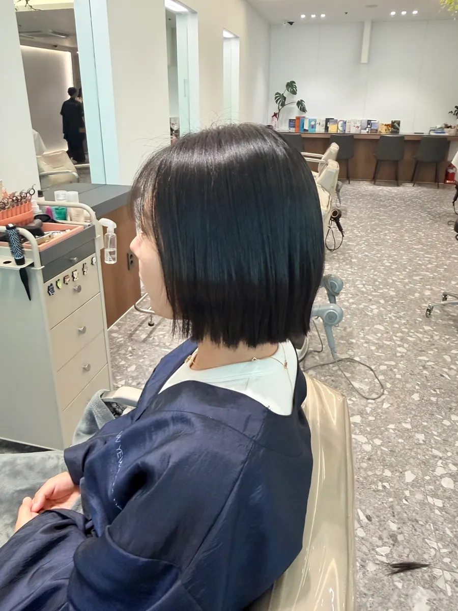 Bob cut designed to reduce styling effort