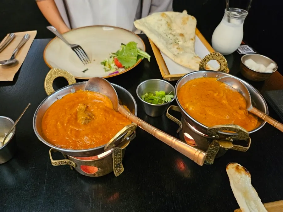 Makhani lamb curry in a tomato-cream sauce