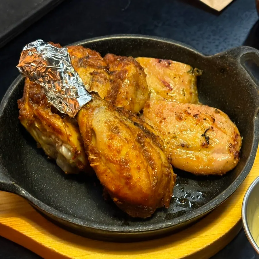 帶有香料風味的坦都里烤雞