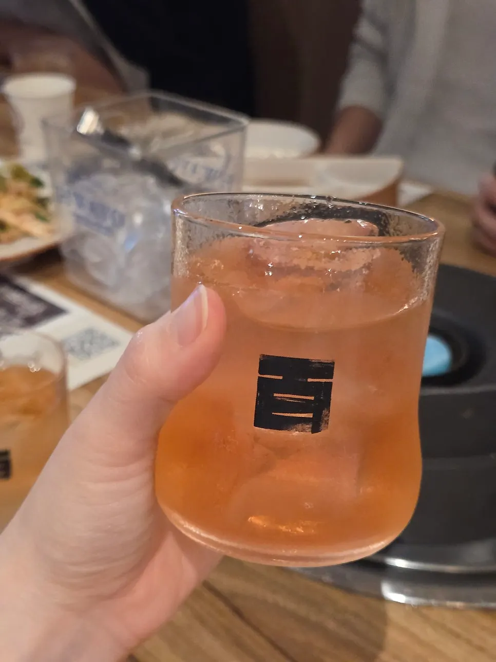Baekseju served on the rocks