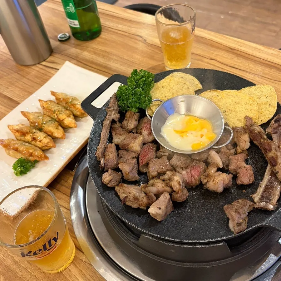 Area around the entrance of Yangmadam Bangchon Lamb, Bundang direct branch